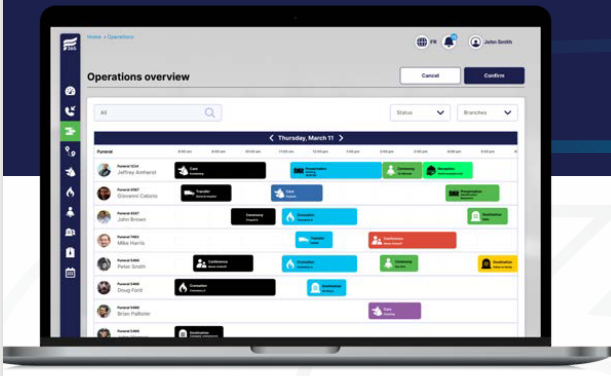 screenshot of Funeral 365